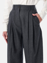 Studio Nicholson Acuna heritage wool wide-leg pants -  | Spazio Pritelli
