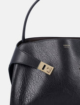 Ferragamo Hug Soft bicolor shoulder bag in calfskin -  | Spazio Pritelli