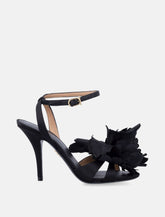 Ferragamo satin flower sandal -  | Spazio Pritelli