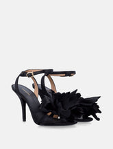Ferragamo satin flower sandal -  | Spazio Pritelli