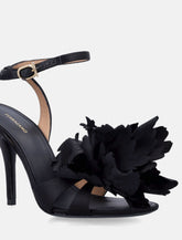 Ferragamo satin flower sandal -  | Spazio Pritelli