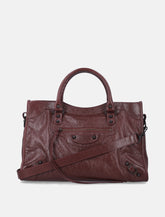 Balenciaga Le City medium bag in volcanic rock lambskin -  | Spazio Pritelli