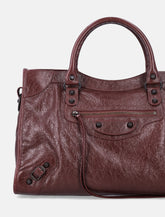 Balenciaga Le City medium bag in volcanic rock lambskin -  | Spazio Pritelli
