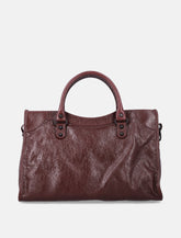Balenciaga Le City medium bag in volcanic rock lambskin -  | Spazio Pritelli