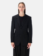 Balenciaga Standard single-breasted tailored blazer in black -  | Spazio Pritelli