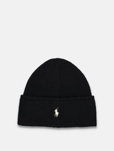 Polo Ralph Lauren wool knit beanie with embroidered logo -  | Spazio Pritelli