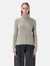 Polo Ralph Lauren wool and cashmere cable-knit turtleneck -  | Spazio Pritelli