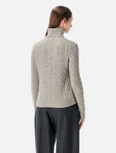 Polo Ralph Lauren wool and cashmere cable-knit turtleneck -  | Spazio Pritelli