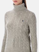 Polo Ralph Lauren wool and cashmere cable-knit turtleneck -  | Spazio Pritelli