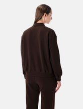 Polo Ralph Lauren brown cotton polo-collar sweatshirt -  | Spazio Pritelli