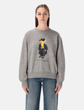 Polo Ralph Lauren grey Polo Bear crewneck sweatshirt -  | Spazio Pritelli