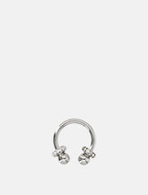 Crystal Mini-Ring Ear Cuff -  | Spazio Pritelli