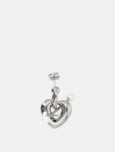 Heart Pearl Hook Earring -  | Spazio Pritelli