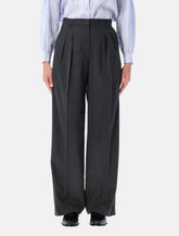 Sessùn Emilio Oxford viscose trousers -  | Spazio Pritelli