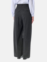Sessùn Emilio Oxford viscose trousers -  | Spazio Pritelli