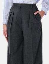 Sessùn Emilio Oxford viscose trousers -  | Spazio Pritelli