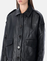 Sessùn Harriboyd short lamb leather jacket -  | Spazio Pritelli