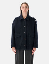 Sessùn Harrison recycled wool loden coat -  | Spazio Pritelli