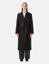 Sessùn Nara recycled wool double-breasted coat -  | Spazio Pritelli