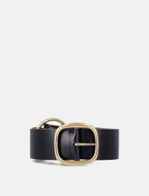 Cintura in pelle Anita con anello dorato Chloé -  | Spazio Pritelli