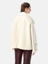 Cappotto corto doppiopetto in lana oversize di Chloé -  | Spazio Pritelli