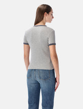 Chloé grey chiné jersey baby-fit t-shirt -  | Spazio Pritelli