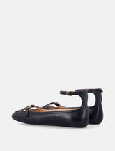 Chloé Misty lambskin ballerinas with buckle -  | Spazio Pritelli