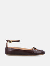 Chloé Misty lambskin ballerinas with buckle -  | Spazio Pritelli