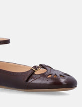 Chloé Misty lambskin ballerinas with buckle -  | Spazio Pritelli