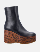 Chloé Maxime leather wedge ankle boots -  | Spazio Pritelli