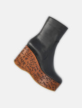 Chloé Maxime leather wedge ankle boots -  | Spazio Pritelli