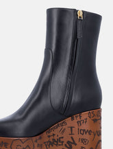 Chloé Maxime leather wedge ankle boots -  | Spazio Pritelli