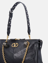 Borsa a Spalla Panthea in Nappa Patchwork Valentino Garavani -  | Spazio Pritelli