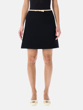 Gonna corta in tweed di lana con fiocco Valentino Garavani -  | Spazio Pritelli