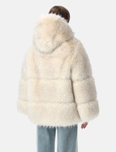 Faux fur jacket with hood -  | Spazio Pritelli