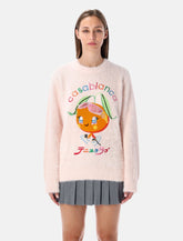 Casablanca Character intarsia knit sweater -  | Spazio Pritelli