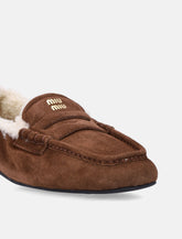Miu Miu Ruches suede loafers -  | Spazio Pritelli
