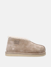 Miu Miu suede ankle boots with shearling lining -  | Spazio Pritelli