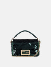 Fendi Baguette® Mini bag with green sequins -  | Spazio Pritelli