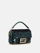 Fendi Baguette® Mini bag with green sequins -  | Spazio Pritelli