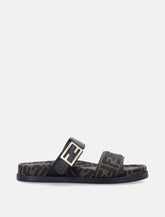 Fendi FF Monogram Leather Sandals -  | Spazio Pritelli