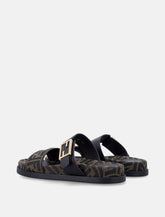 Fendi FF Monogram Leather Sandals -  | Spazio Pritelli