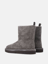 Fendi Après Chic FF embossed suede boots -  | Spazio Pritelli