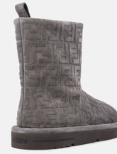 Fendi Après Chic FF embossed suede boots -  | Spazio Pritelli