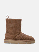 Fendi Après Chic FF embossed suede boots -  | Spazio Pritelli