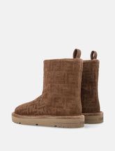Fendi Après Chic FF embossed suede boots -  | Spazio Pritelli