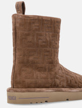Fendi Après Chic FF embossed suede boots -  | Spazio Pritelli