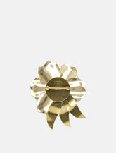 Spilla Miu Miu in metallo con cristallo -  | Spazio Pritelli