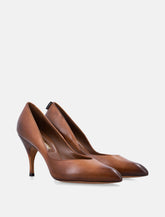 Leather pointed-toe pumps Miu Miu -  | Spazio Pritelli
