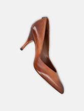 Leather pointed-toe pumps Miu Miu -  | Spazio Pritelli